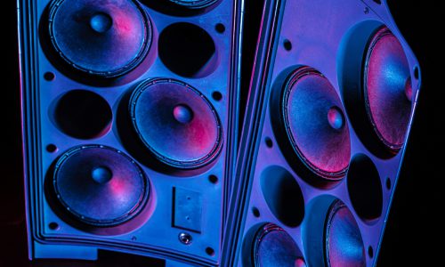 stereo column of modern audio system close up 2023 11 27 05 26 23 utc scaled