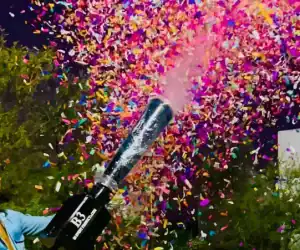 Wedding CO₂ Jambo Paper Blaster - Dream Spark Events