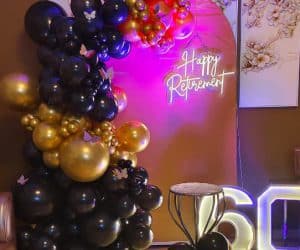 Balloon Decoration for for retrement party & Events in Delhi NCR