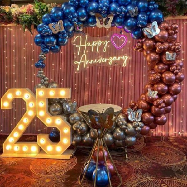 Anniversary Balloon decoration | Dream Spark Events