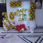 Golden Birthday Decoration Package