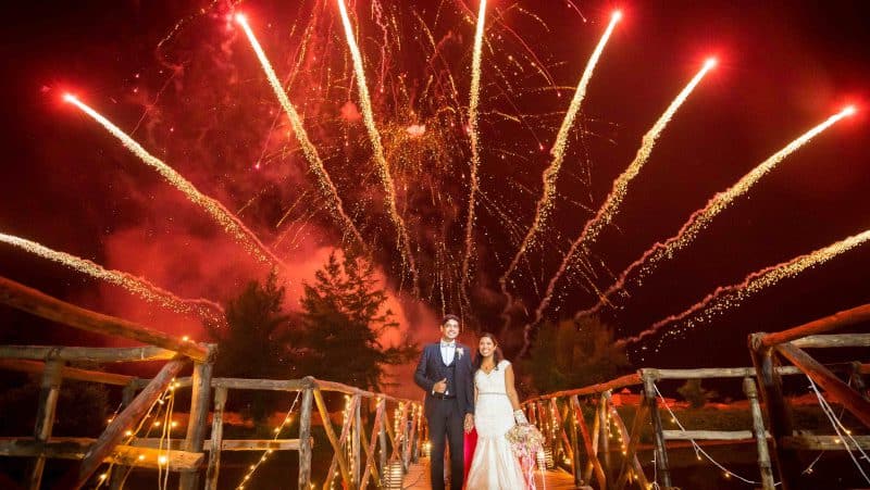 Exotic Firework Varmala Package 1 Sky Exotic Firework Varmala for wedding events